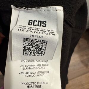 GCDS Black Mini Dress
